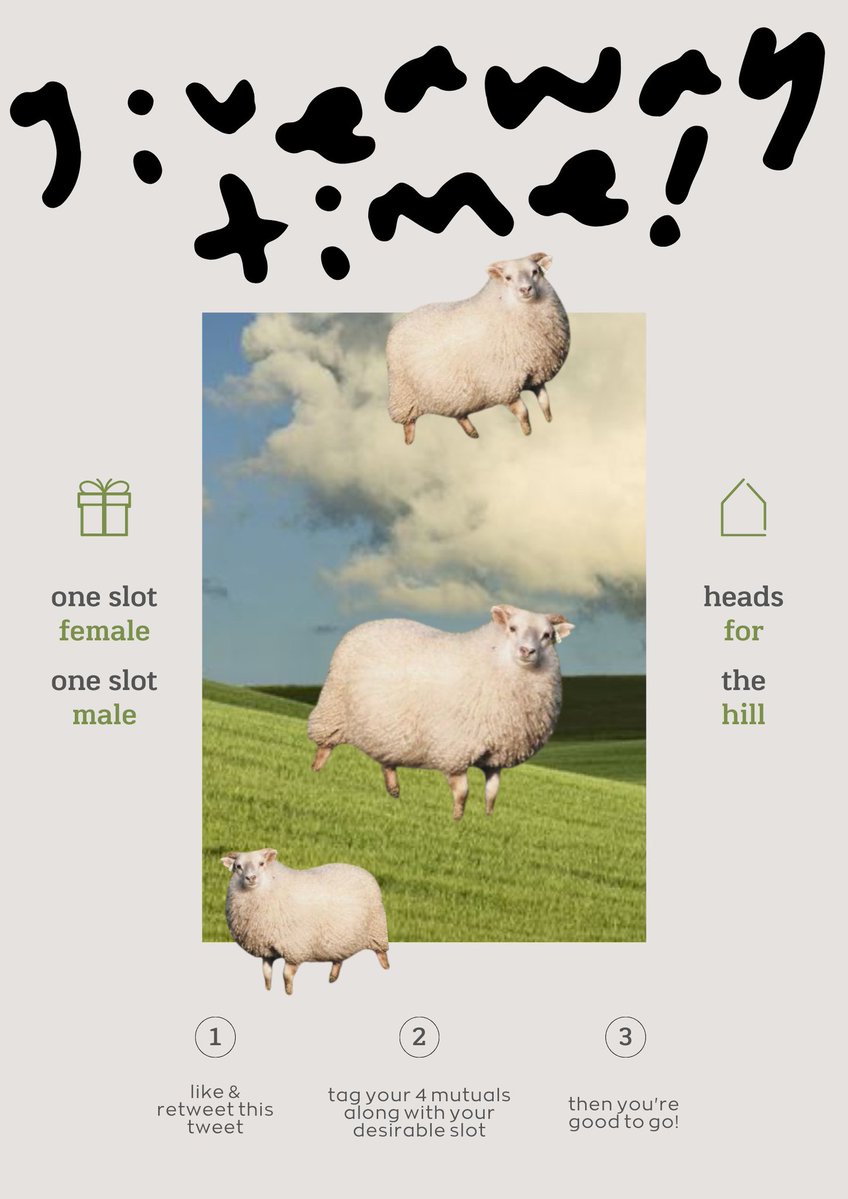 ㅤ
ㅤㅤ📢 GIVEAWAY TIME

We are going to hold a giveaway for two (2) lucky people to get a free spot from us. The basic terms &amp; cons that you are obliged to follow are written in the picture below:
ㅤ