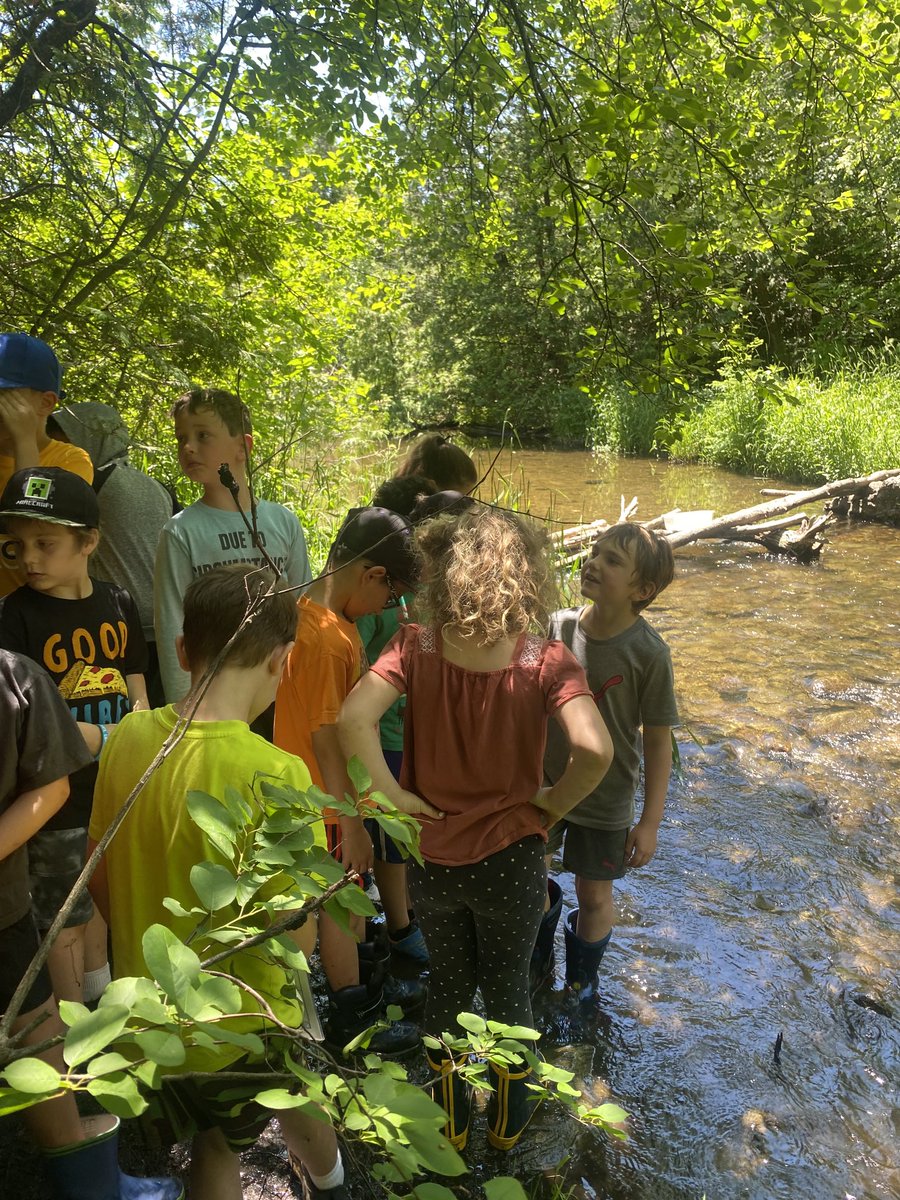 SJBERIN's tweet photo. Thanks to Greg from the Guelph Lake Nature Centre for visiting us at SJB today! Our exploration of the Woollen Mills Trail was a highlight !!! https://t.co/xCozoYTfWi