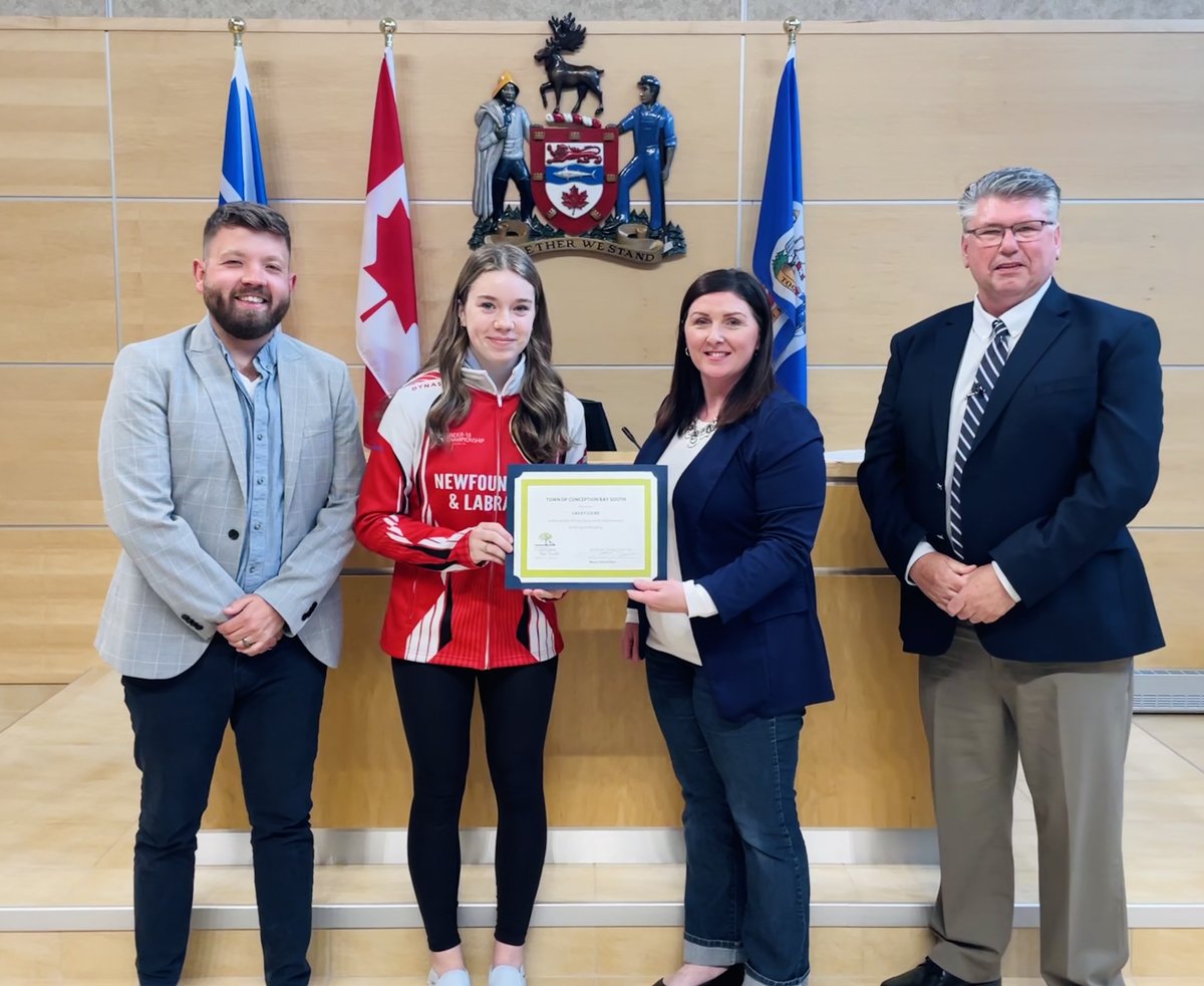 TownofCBS's tweet image. Council awarded certificates of achievement to three dedicated local curlers. 

🥌 From Team Young: Ben Stringer (lead) &amp;amp; Nathan Locke (second) 

🥌 From Team Locke: Cailey Locke (skip) 

Congratulations on all of your accomplishments thus far! 🎉