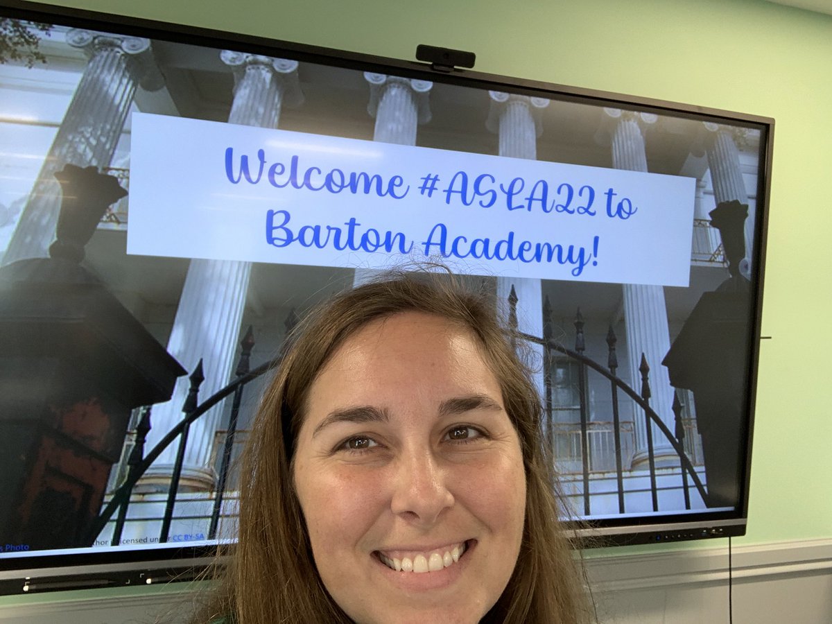 MAPcreations's tweet photo. Today I got to show off our beautiful @BartonAcademy library spaces to other superheroes, AKA school librarians, at the #ASLA22 summer conference! It was wonderful! Thanks to all who came. https://t.co/YIK02FTS9b