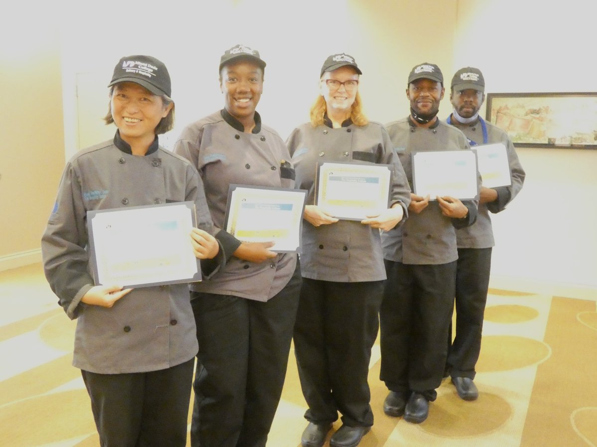 CamillusHouse's tweet photo. "Congratulations!
Today is your day.
You’re off to Great Places!
You’re off and away!

You have brains in your head.
You have feet in your shoes.
You can steer yourself any direction you choose."

To this small but mighty group - well done! #completionceremony #ServSafeCertified https://t.co/wpVRyHKH04