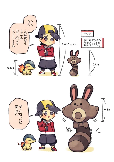 おまけのオタチ
(1枚目のおもさ:32.5mは32.5kgの誤字です…) 