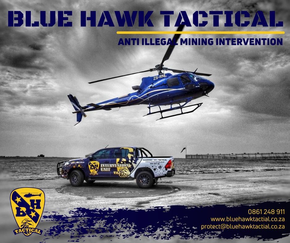 Abramjee's tweet photo. Mine Safely - “We take care of the security.”
@Bluehawktactic1
Tel: 0861 248 911 Protect@bluehawktactical.co.za
#bluehawktactical #tactical #guarding #miningsecurity *AD https://t.co/7xti5t2Yqp