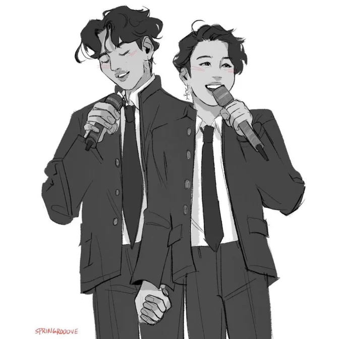i thought i would share a few of my favorite bts drawings from over the years :') so many good times 💜 