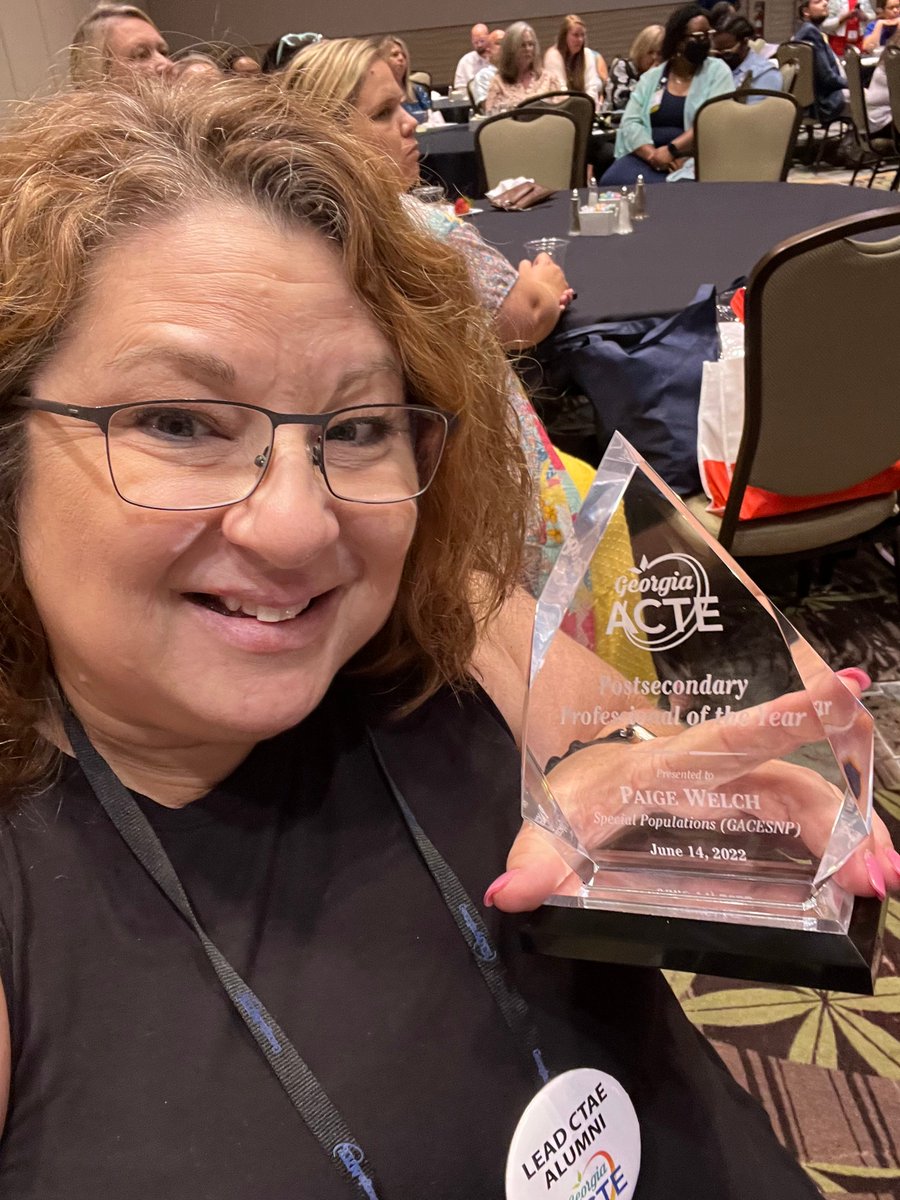 BibbHCCA's tweet photo. Congratulations to Paige Welch on being named @GACTE Postsecondary Professional of the Year. She will now represent Georgia at the Region 2 Conference. We are so proud of her and wish her luck on the next level of the competition. #HCCALeadsTheWay #VIProud #BCSDCTAEDelivers https://t.co/kfjRWPgRF6