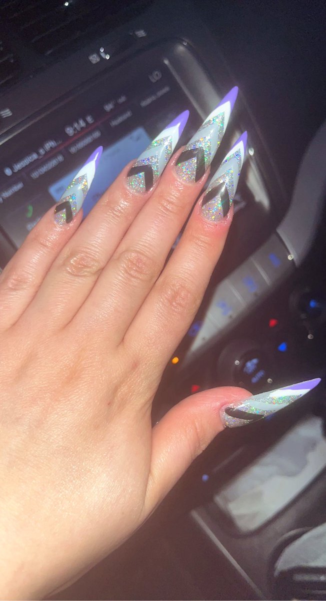 Ace of Spades Nails, Playing Cards Nails | Glitter gel nail designs, Vegas  nails, Nail designs