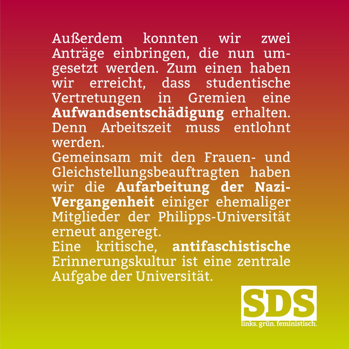 SdsMarburg's tweet photo. Was ist der Senat? Was haben wir da gemacht und was wollen wir da in Zukunft machen? https://t.co/krFxdyDvOx