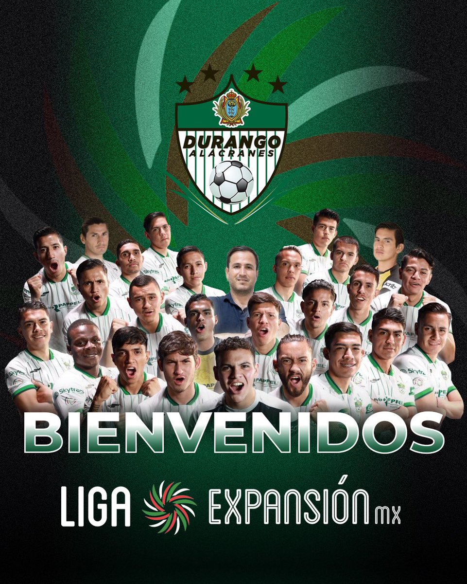 ¡Bienvenidos <a href="/AlacranesdDGO/">Club Alacranes de Durango 🦂</a> a la <a href="/LigaMXExpansion/">Liga BBVA Expansión MX</a>!