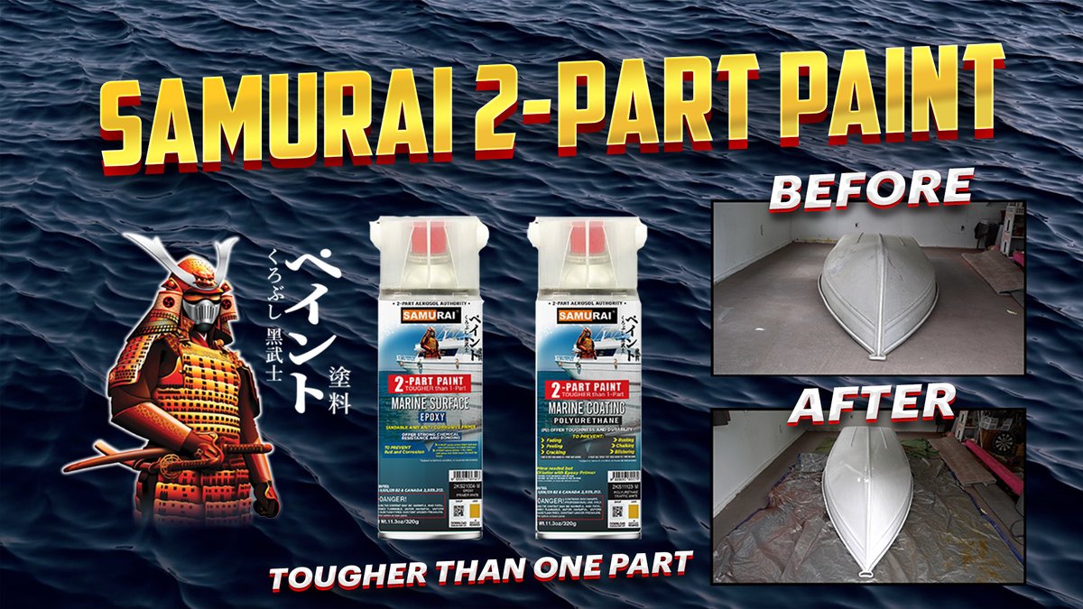 Samurai2KUSA's tweet photo. 💫 Slam! 🔄 Shake! 💥 Spray! You’re way to a better looking boat. https://t.co/RrWqIvfEoR