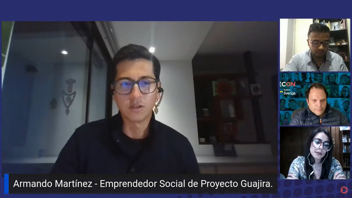 Recon_Col's tweet photo. 🔴#ReconLive "Combatimos la desnutrición infantil en La Guajira en la comunidad Wayúu. Buscamos oportunidades laborales para los adultos para que puedan ser productivos y a través de educación bridamos oportunidades para el futuro de los niños": Armando Martínez, Proyecto Guajira https://t.co/HGdbCtJaqc