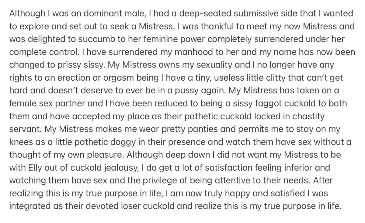 sissyprissy4eva's tweet photo. Turned into a pathetic sissy cuckold locked in chastity…

#chastity #crossdresser #crossdressing #panties #transgender #mistress #sissyboy #crossdress #tgirl #crossdresser #xdresser #tgirls #crossdressers #feminization #transexual #sissified #dildo #cuck #sissy https://t.co/aeF9zJsNVx