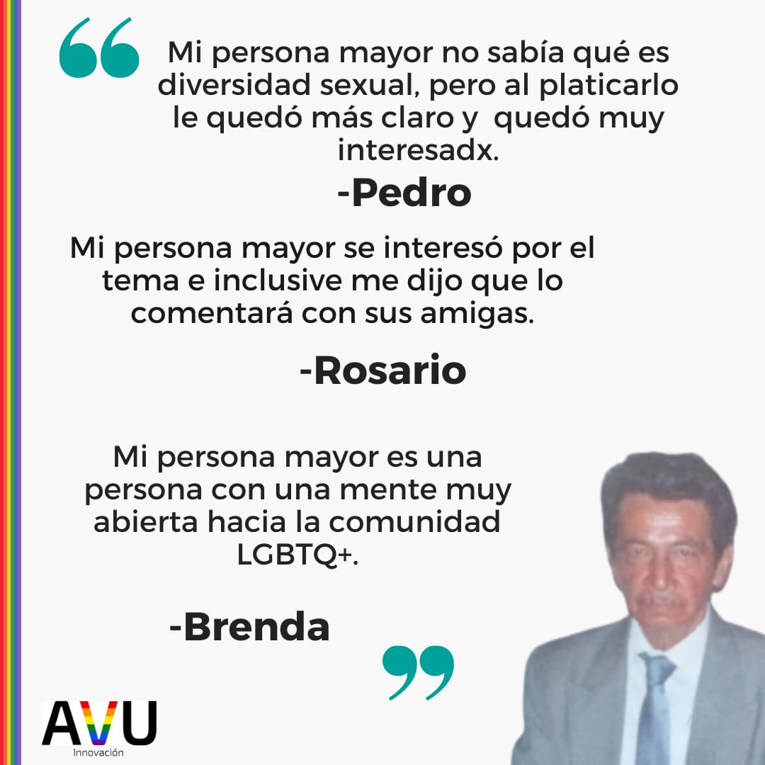 avuiap's tweet image. Continuemos visibilizando la diversidad en los distintos espacios. #AVUCONECTA #envejeciendoconlibertad #lgtb #pride
