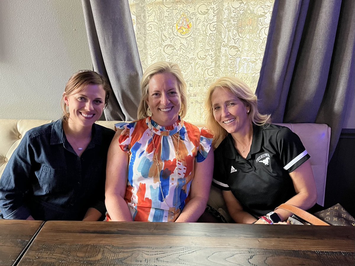 FWoodG's tweet photo. FHS A-Team made it to Austin for our TASSP Conference! Made a stop at the “School House”! Lock & Birm made the best call with the Drop Out! What time is that 1st session? A-Team Pride! #WinThe Day @fhsmustangs @friendswoodisd #BetterTogether https://t.co/YYc1uQzsKo