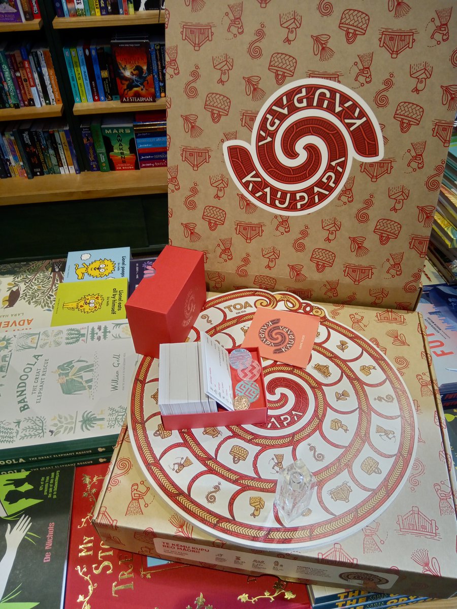 UnityBooks's tweet image. We just got our copies of the stunningly beautiful bilingual board game Kaupapa! Limited copies on our website.
unitybooksauckland.co.nz/kids/p/kaupapa…