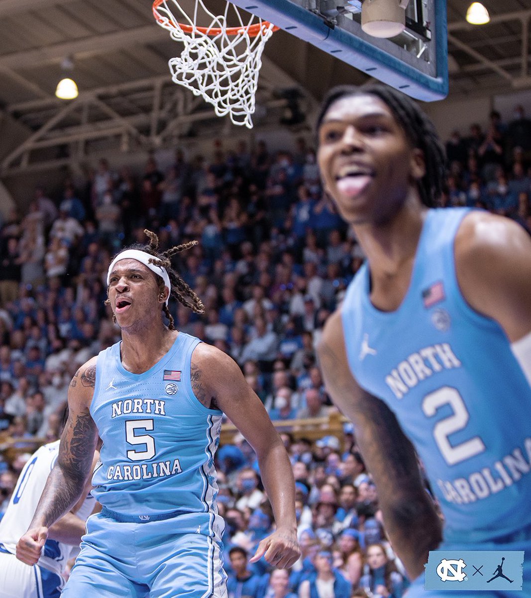 GreatDayTarHeel's tweet photo. When unranked @UNC_Basketball upset Duke in their biggest regular season game in program history. https://t.co/SuLSE4bx6I