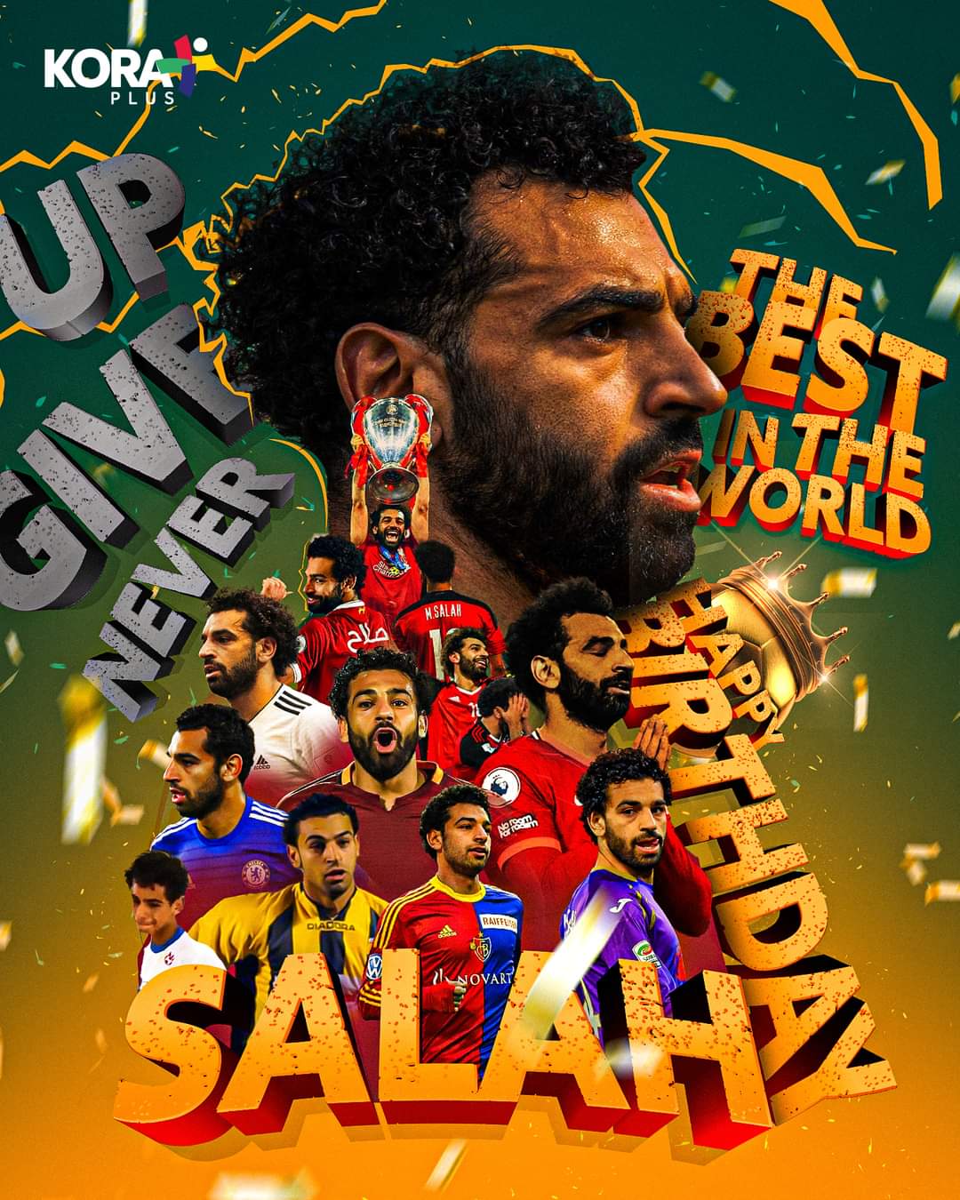 Happy Birthday Mohamed Salah  by :  