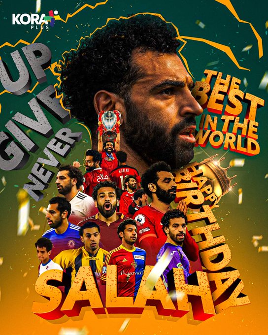 Happy Birthday Mohamed Salah  by :  