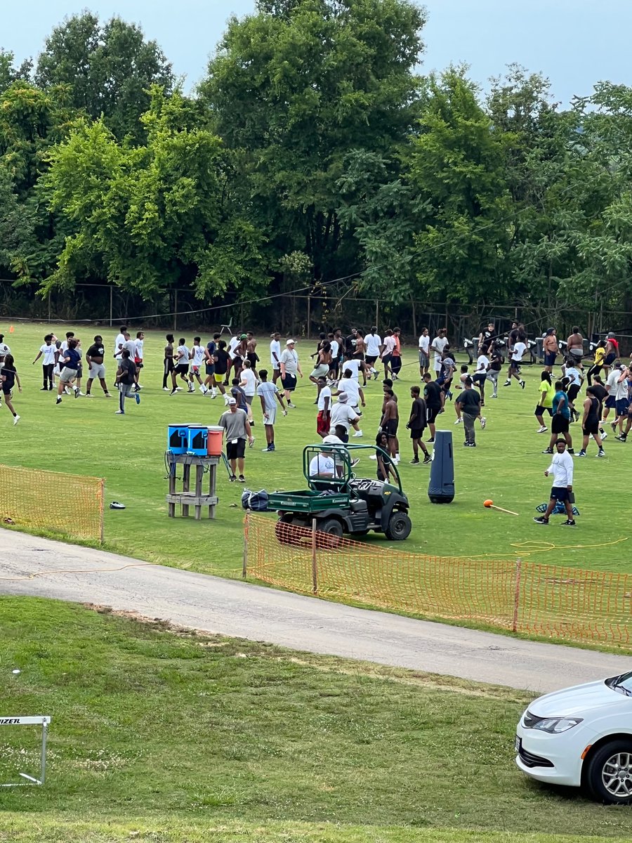 GWEagleFootball's tweet photo. Great turnout at our first summer practice of the season ! 105 kids present today and expecting more tomorrow ! #GWstrong https://t.co/VLYCDRUmNX