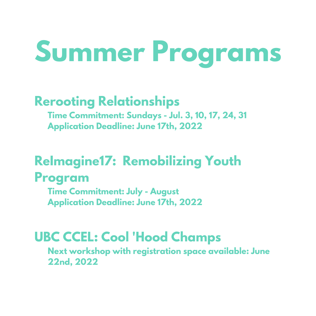 BTCEA's tweet photo. Are you looking for summer youth opportunities to get involved within your local community? If so, check out our compiled list of summer and ongoing opportunities that are currently hiring or looking for volunteers/participants!
 
#summerjob
#youth
#volunteer https://t.co/duFmkmOY2O