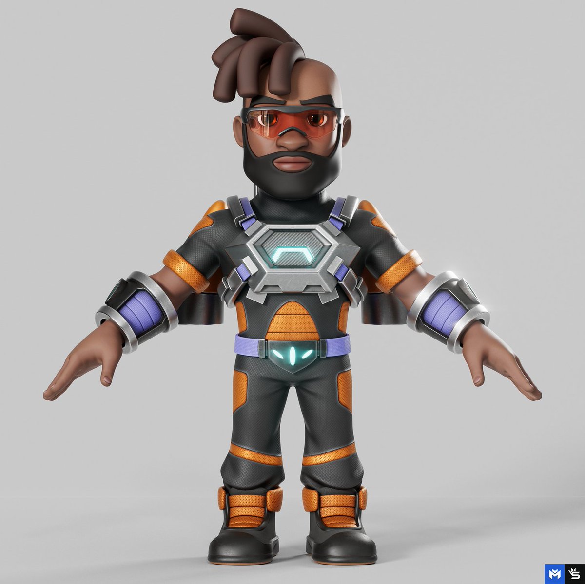 Mavia's new character reveal! He can use his Jetpack to fly over walls.

We hope you like him as much as we do!