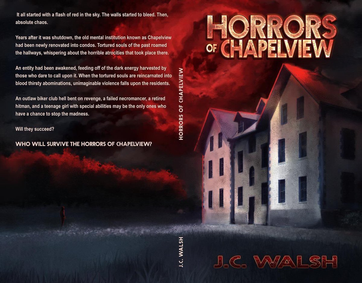 Cover reveal time!! Breaking through a dimension near you this summer! (Date TBA) - My short novel Horrors of Chapelview! #horror #cosmichorror #pulpy #redplanemythos #covereveal #newrelease