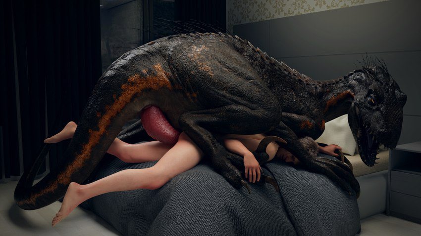 ✨Korvo✨
Indoraptor Male
99% Dom || 1% Sub

“The culmination of genetics, technology, and pure dominance, this hybrid dino was created to hunt and kill. After years of handling, I’ve trained him to channel that instinct elsewhere, and he now lives to breed everyone~”

❤️+🔁