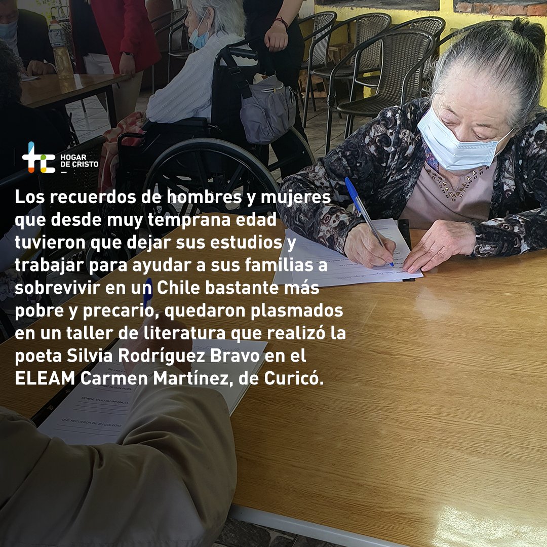 Hdecristo's tweet photo. “La primera vez que escuché radio pensé que estábamos adelantados, pero cuando vi la tele no lograba entender cómo lo hacían”, escribió uno de los #AdultosMayores que participó en taller literario. 

Conoce aquí sus historias 👉🏻https://t.co/Fh64LAWRsB https://t.co/DU0723M5Fq