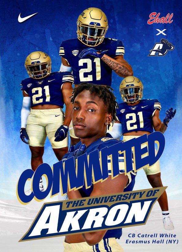 CatrellWhite's tweet photo. I am 100% committed to the University of Akron🦘📍
@BallCoachJoeMo @Coach_TBell  @ZipsFB @Dannylandberg  @Chadellis91  @coachmouse1  @ShawnB_247 @alexgleitman 
#ZipEmUp https://t.co/e2IpU55VtQ