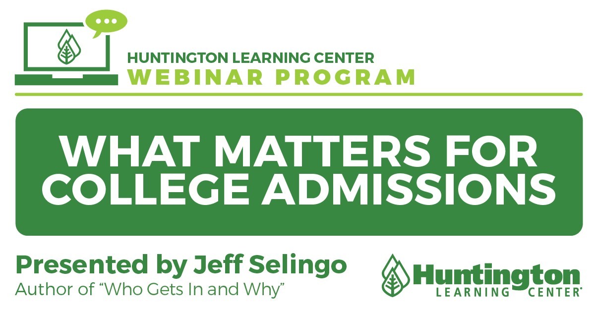 There have been changes and rumors about changes so join us to find out what really matters in the few minutes that college admissions officers have to review applications? Join our next webinar, “What Matters for College Admissions,” to find out... bit.ly/3xjdKwL

We’ll