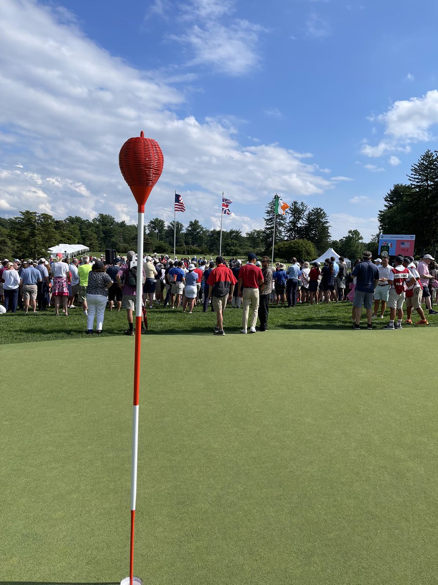 TurfState's tweet photo. Current MSU Turf student, Austin Clenney, gained valuable tournament experience last week on his internship at Merion Golf Club. As him and his coworkers successfully hosted the 2022 Curtis Cup. Keep up the great work, Austin! #MSUTurf #Internship #Merion #CurtisCup https://t.co/AKdygLPJw6