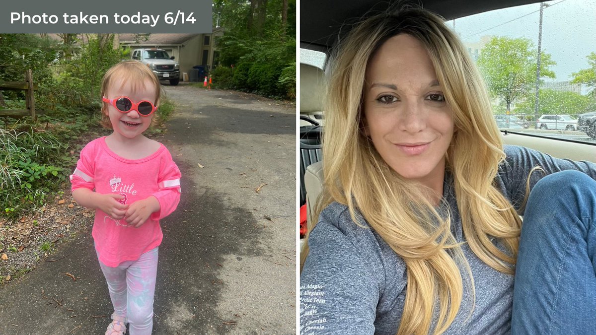 MISSING ENDANGERED: 3YO Amelia (Mimi) Kraus taken from home at 4:25pm in Fort Hunt area by Catherine Kraus, 35. Catherine known to wear wigs or may be bald. Driving either Whi BMW VA-EGLSWS or Blk VW MA-WS5025 Felony abduction warrant for Catherine obtained. Call 911 w/info.