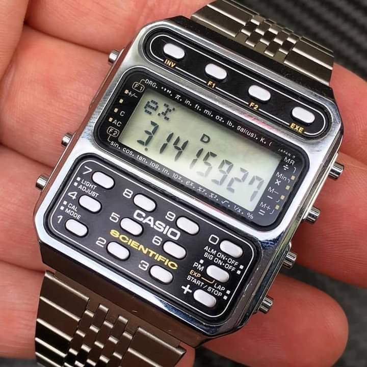 Más Ciencia on X: Antiguo reloj calculadora Casio CFX-200 de 1983