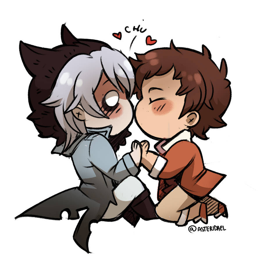_Sound_Soul_'s tweet photo. EVERYONE GET THE FUCK UP!!!
My commissioned KuroMahi art by @Asteridael !!😭💖💖
Had to get my favorite boys smooching on Pride Month😌🌈✨
Please go show the artist some big love and support!💘 https://t.co/s66DTXts9e