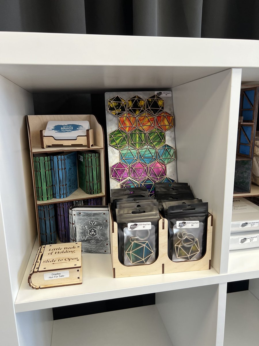 Works_of_whimsy's tweet image. I did it!! My things are in a store! And it’s the most awesome shop! It’s a bookstore/game store/gaming event space/dance lesson space!!
My KC friends, check out the Redux Society!