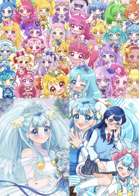 ぷにぷにプリキュアとアンジュさん🥳🥳
 #2022年自分が選ぶ今年上半期の4枚 
