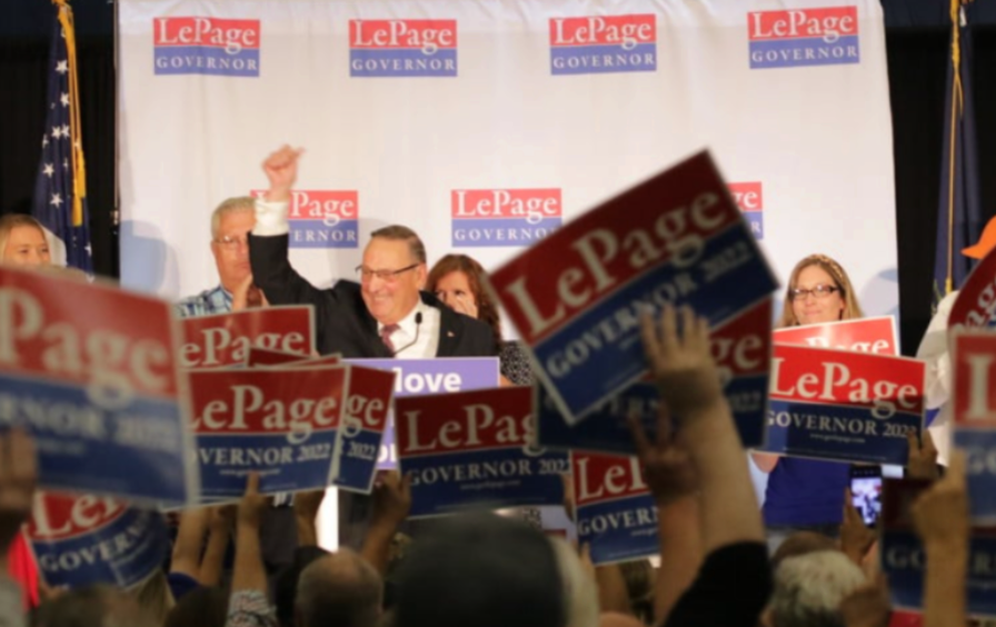 mainegop's tweet photo. CONGRATULATIONS TO PAUL LEPAGE, OUR NOMINEE FOR GOVERNOR!

Let's MOVE MAINE FORWARD! Sign up at https://t.co/DdLzj1UlKn to help! #mepolitics https://t.co/yPNqWxtDUF