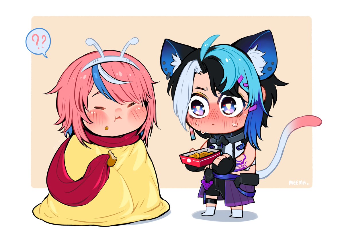 mummeemeemama's tweet photo. แม่มี่ห่อตัวมากินนักเก็ต🥺✨
#ElzeArt #KeimiiArt https://t.co/7YzFFwxPhS