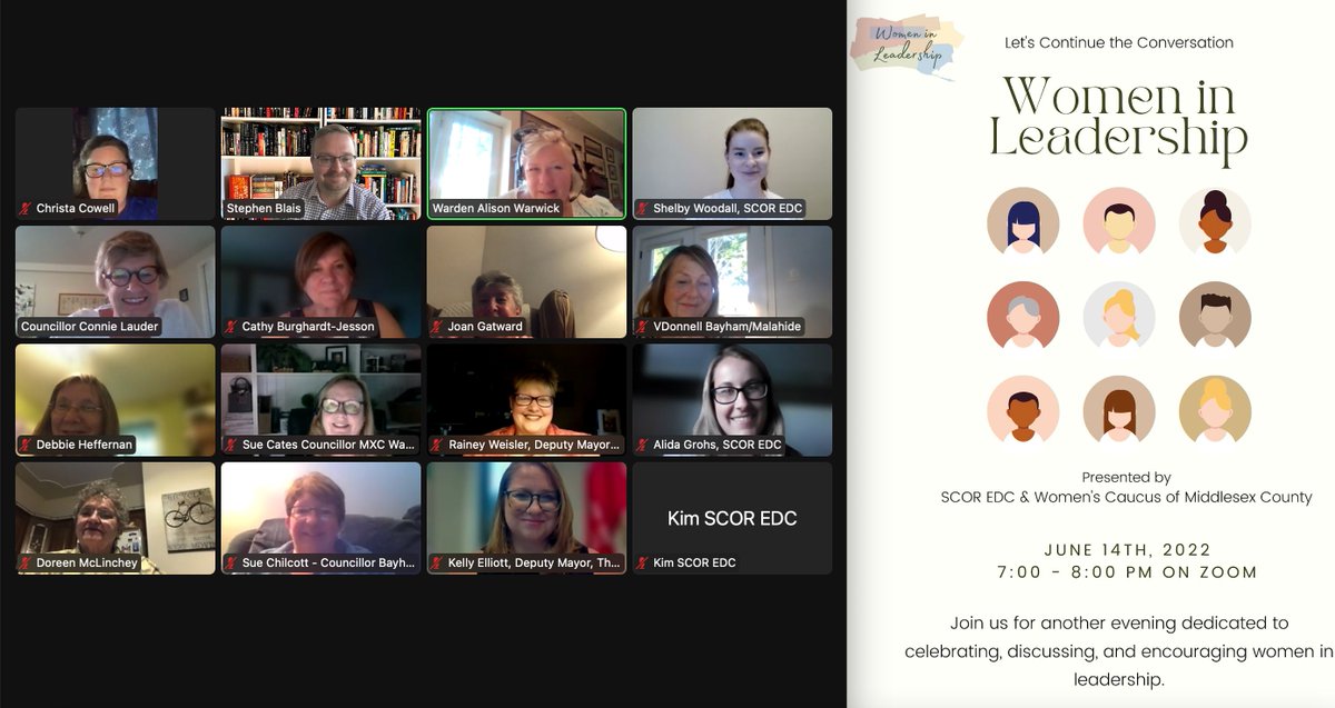 Great convo with some amazing women in local leadership, hosted by <a href="/scorregion/">SCOR EDC</a> &amp; Women's Caucus of <a href="/CountyMiddlesex/">Middlesex County</a>, about harassment in #onmuni gov. Chatted about my PMB #Bill10 - Stopping Harassment and Abuse by Local Leaders Act and the need for change. #onpoli Thank you!🙏