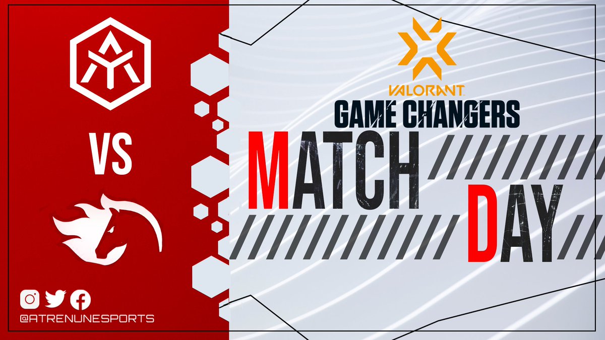 AtrenunEsports's tweet photo. MATCHDAY | #VCTGameChangers
Iniciamos nuestro camino en el closed ante un rival muy duro
¡CON TODO CHICAS! 💪
🆚
@FiRePOWERval
⏰ 🕓 20hs CDMX 🇲🇽🇨🇴 | 22hs🇦🇷 ❤️
#GoATN #WeAreAtrenun #ATNVenus https://t.co/aT3hptJJxC