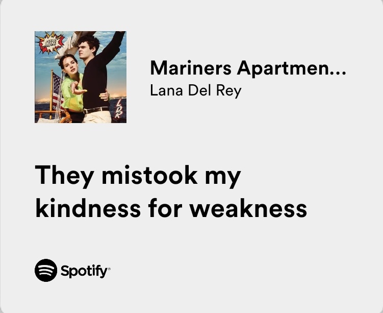 iconic quotes on Twitter "lana del rey / mariners apartment complex"