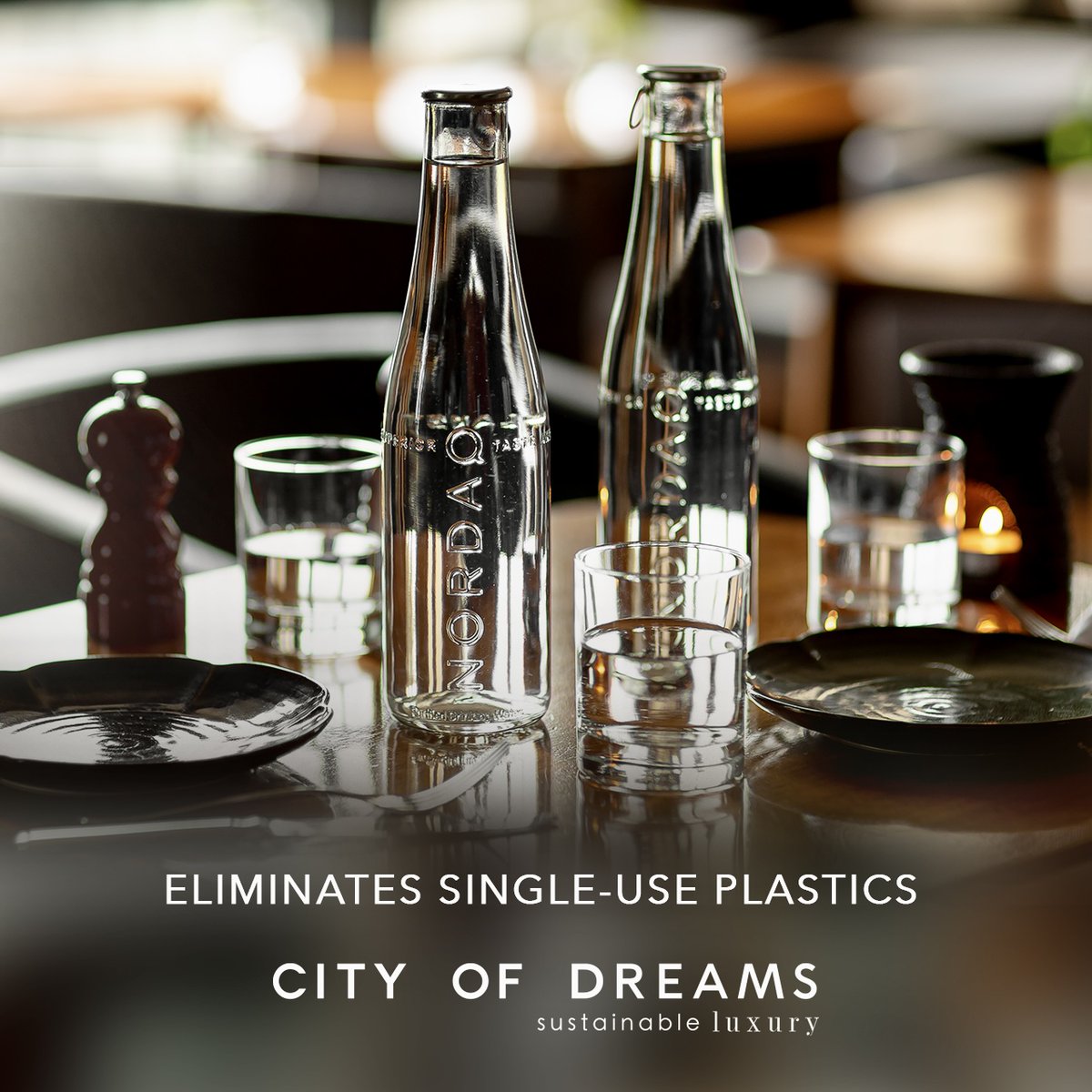 With Melco as a signatory to the Global Tourism Plastic Initiative led by the Ellen MacArthur Foundation in collab w/ UN Environment, we continuously address the elimination of plastic through various steps. Since 2020, we have reported a substantial reduction of #plasticwaste.