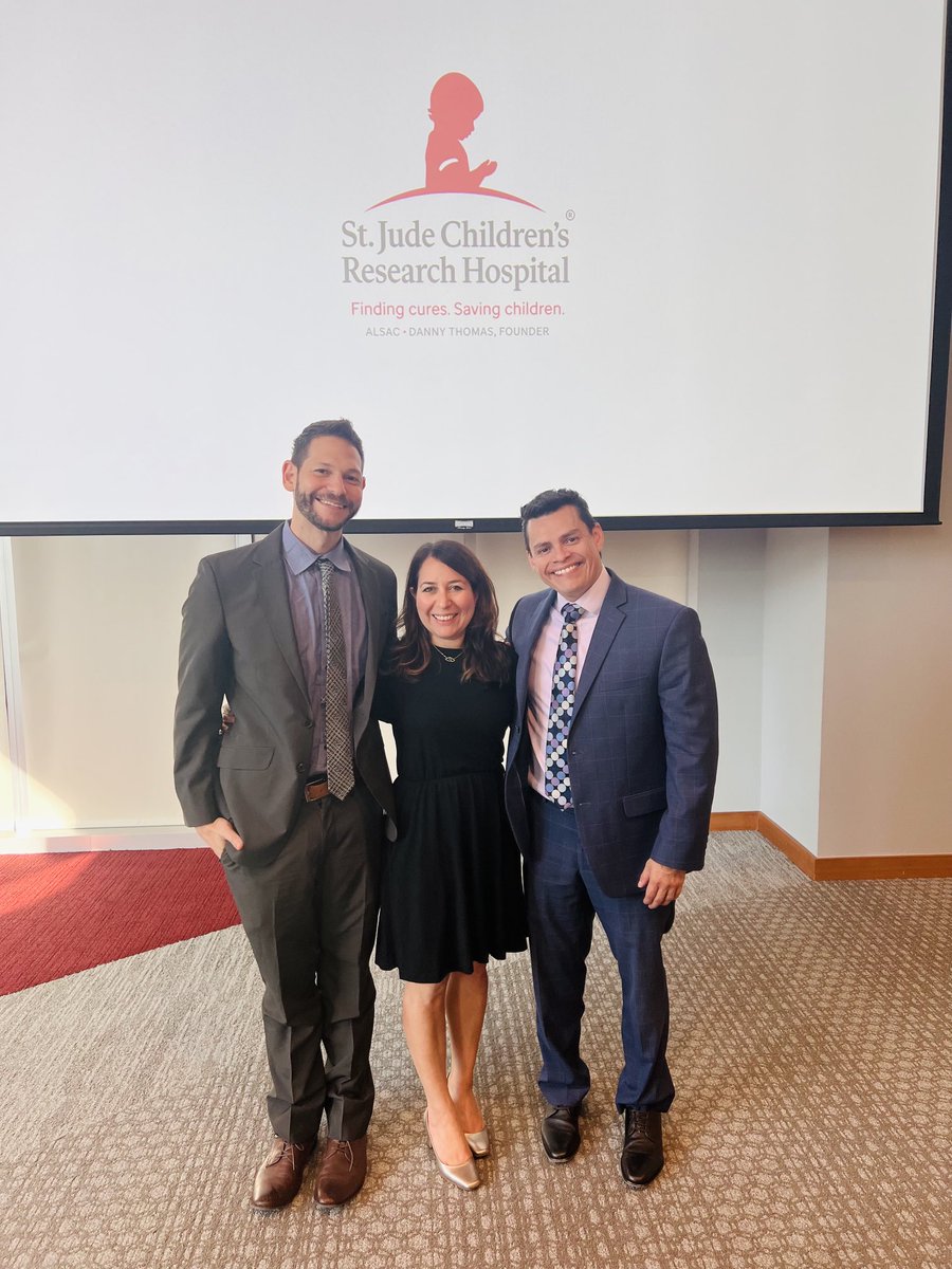 Thankful to have received the Inaugural Early Career Clinician Scientist research award <a href="/StJude/">St. Jude</a> <a href="/LeBonheurChild/">Le Bonheur Children's</a> along with my friends <a href="/JasonGoldbergMD/">Jason F. Goldberg MD MS</a> <a href="/HugoMartinezMD/">Hugo R. Martinez</a> 😀 We are all working towards improving outcomes for our patients 🫘 ❤️