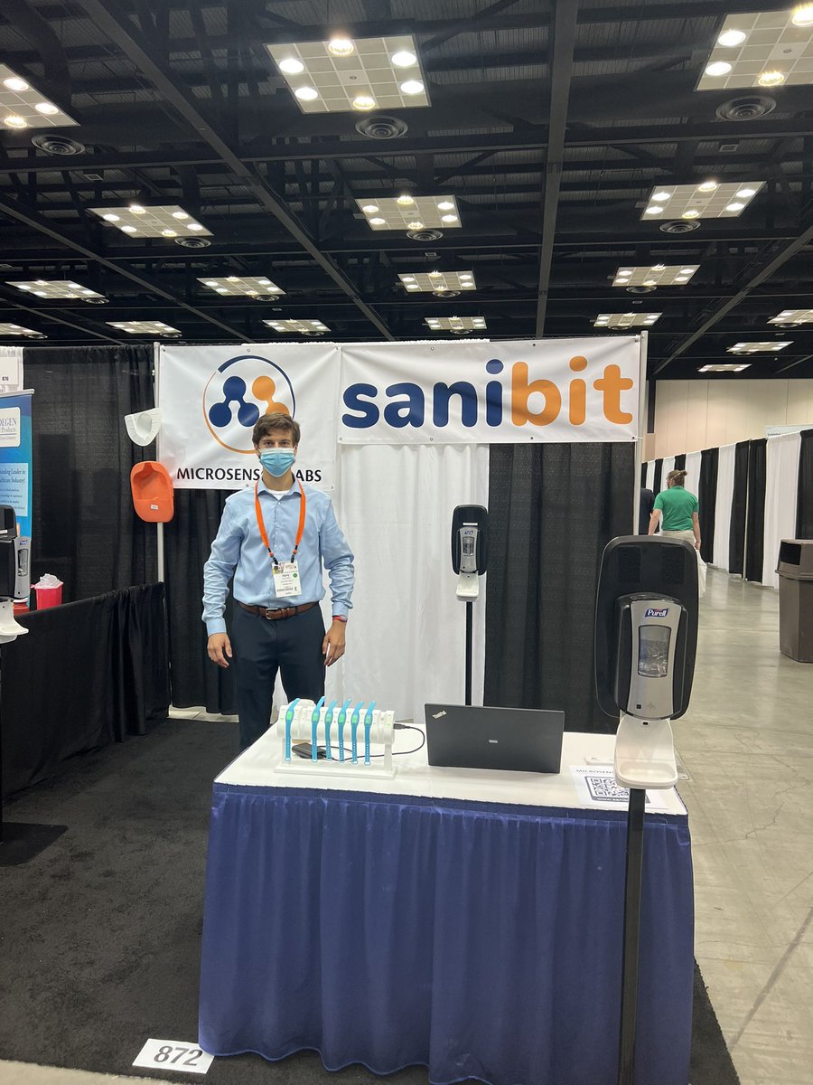jiapenghuang's tweet image. Our research on #handhygiene behaviors with #sanibit by @microsensorlabs from @UofLHealth @uoflmedschool at #APIC2022 Association for Professionals in Infection Control and Epidemiology. Excellent meeting and so many opportunities!