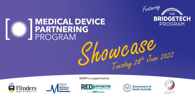 💡 Register now for MDPP's annual showcase Ft. <a href="/BridgeTech_/">BridgeTech Program</a> at <a href="/LotFourteen/">Lot Fourteen</a>. We are thrilled that the Deputy Premier of SA, the Hon. Dr Susan Close MP will be opening the event!

📅Tues 28th June
⏰5-7.30pm ACST
🔗bit.ly/3MfmhF0

<a href="/MTPConnect_AUS/">MTPConnect</a> <a href="/AnffSa/">ANFF-SA</a> @DeptInnovSkills
