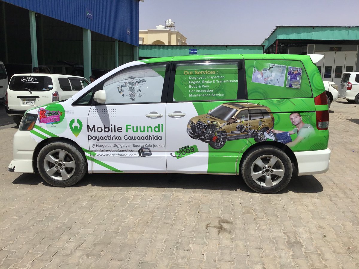 MobileFuundi's tweet image. Macmiil, fadlan ku soo dhowoow shaqo hufan, nadiifa, iyo Shaqaale u carbisan noocyadda shaqo iyo xirfadeeda ee dayactirka baabuurta. Soo wax/garaac telephone-ka gaaban 📞2009. Soo dir email ama buuqo mareegtayadda ⁦@MobileFuundi⁩.com #Hargeisa #SL #licencedmechanics