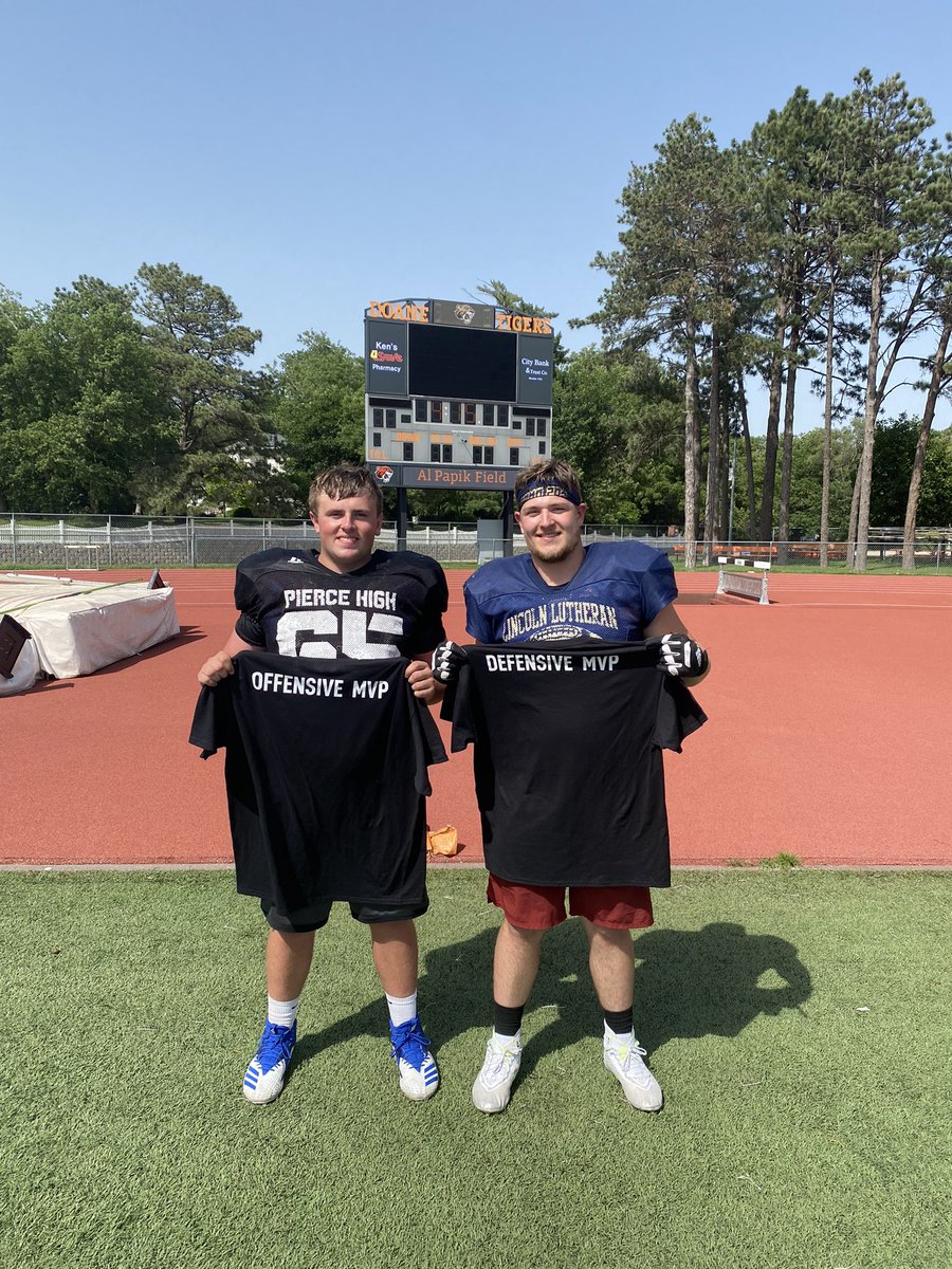 Congratulations to Offensive and Defensive Camp MVP’S Doane University Line of Scrimmage Camp. #RestoreTheRoar