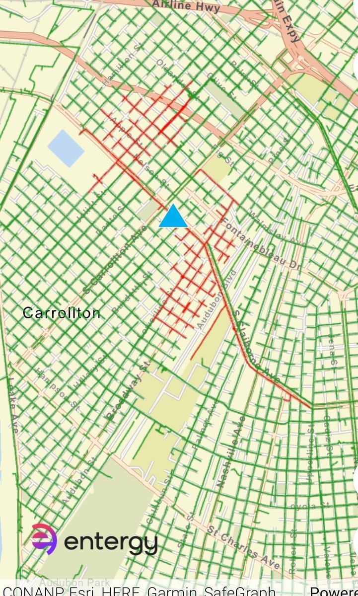 Tonight's Carrollton power outage, affecting nearly 2,000 addresses