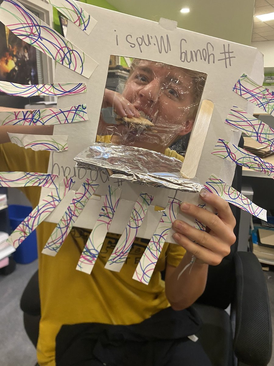 Making s’mores with no fire and problem solving today at the #pittlab22, also had to brag about our #youngminds to create this! 😂 <a href="/GraceSmith_04/">grace smith</a> <a href="/DrToddKeruskin/">Dr. Todd Keruskin</a> <a href="/EFHSFabLab/">Warriors</a>