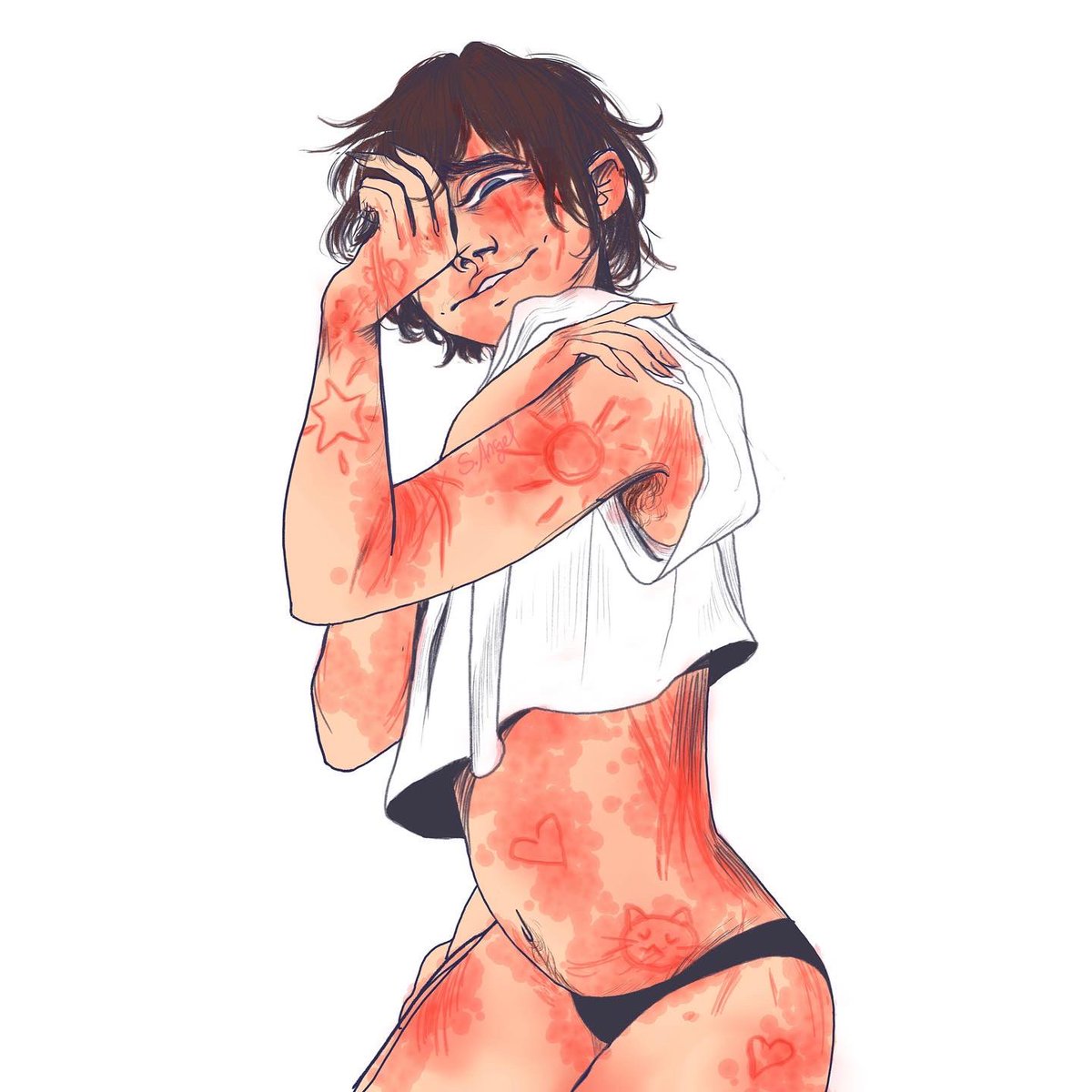 Aloeprince's tweet photo. Pt2 of hive drawings, at least the ones I cleaned up https://t.co/8Zfia8ToAI