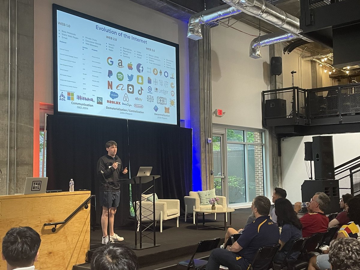 thealexturley's tweet image. I am absolutely lost for words.

I want to thank everyone from the bottom of my heart who showed up, it means a lot to me.

Today is the two month anniversary of being an advocate and also my first event.

Definitely felt the energy in the room tonight.

Thank you. ❤️ #Chainlink